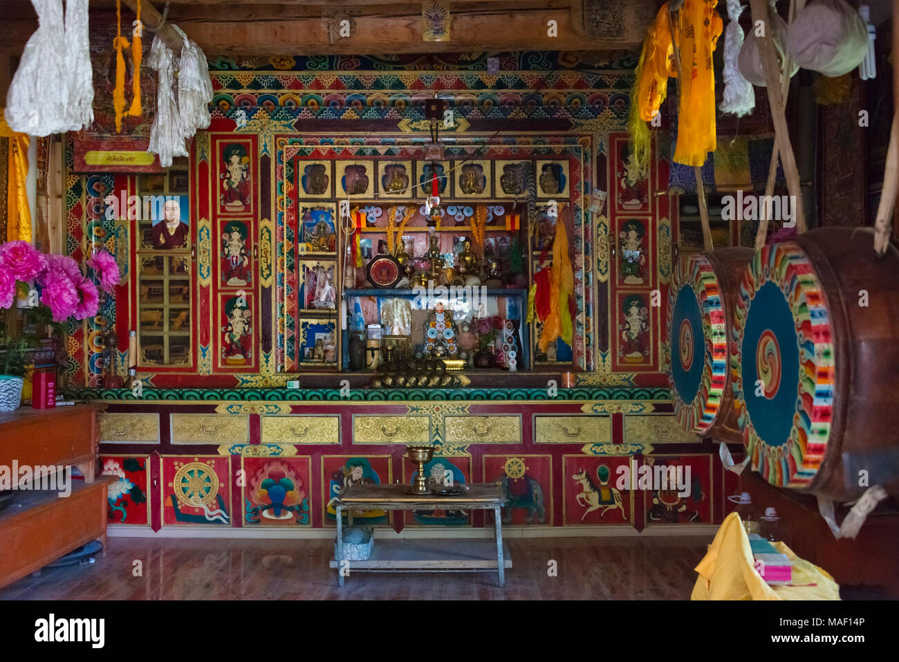 Tibetan house interior hires stock photography and images Alamy