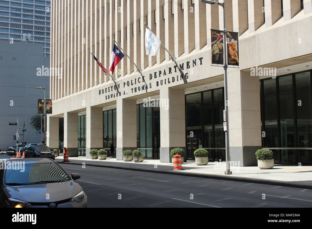 Houston police department building hires stock photography and images
