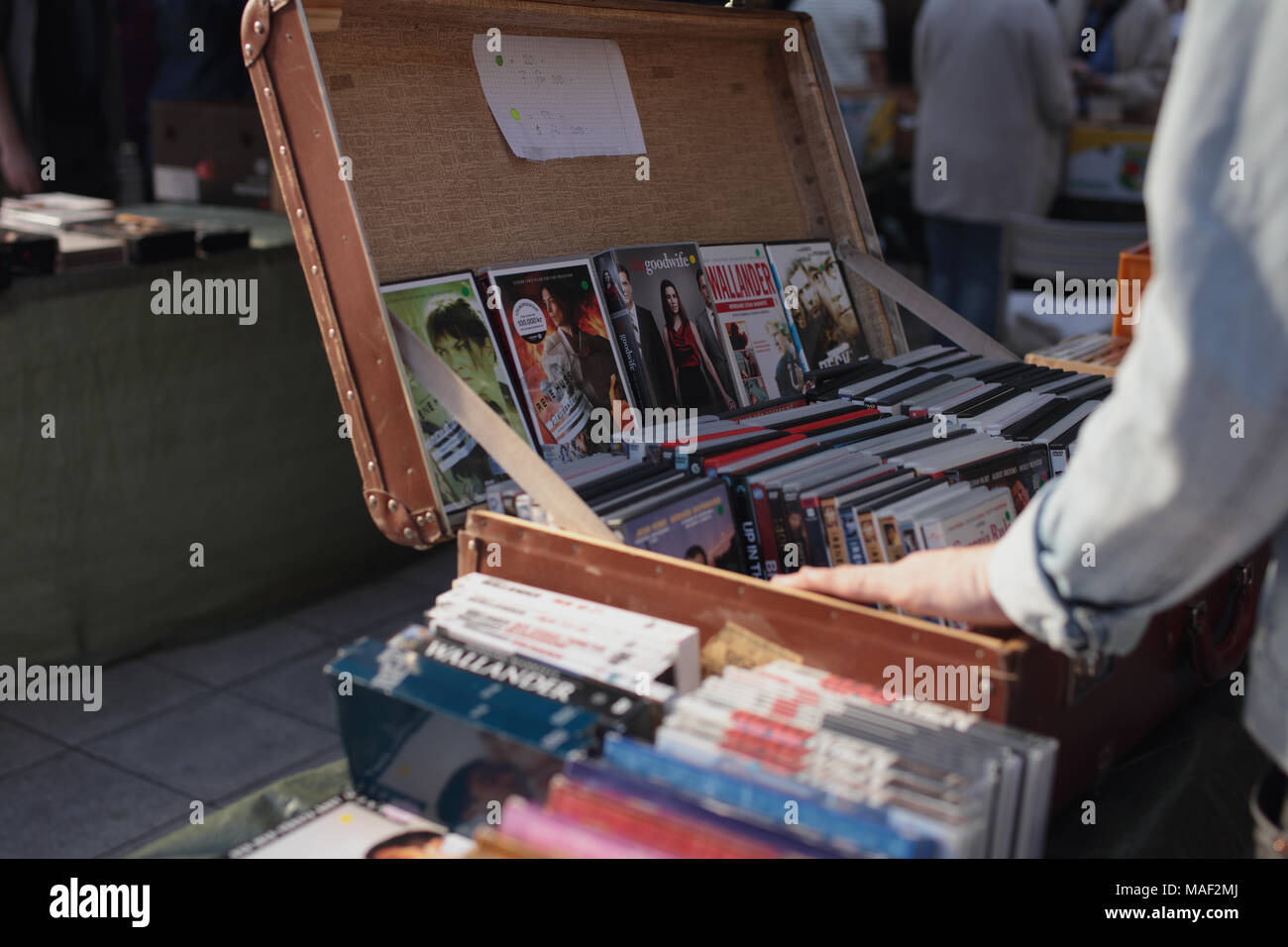 Stockholm bokbord the longest book market in the world Stock Photo Alamy