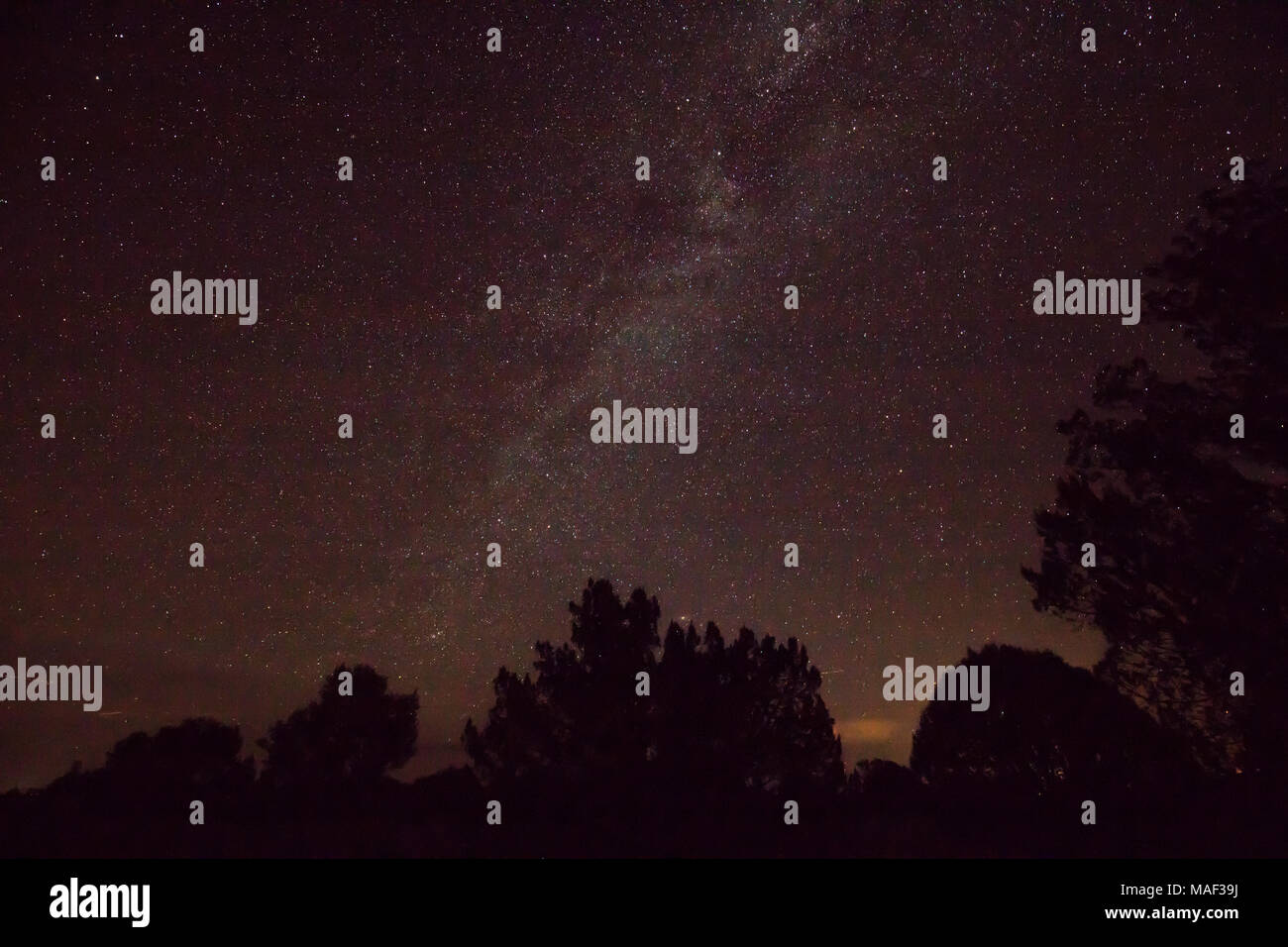 Milky Way and Stars in the Night Sky Stock Photo - Alamy