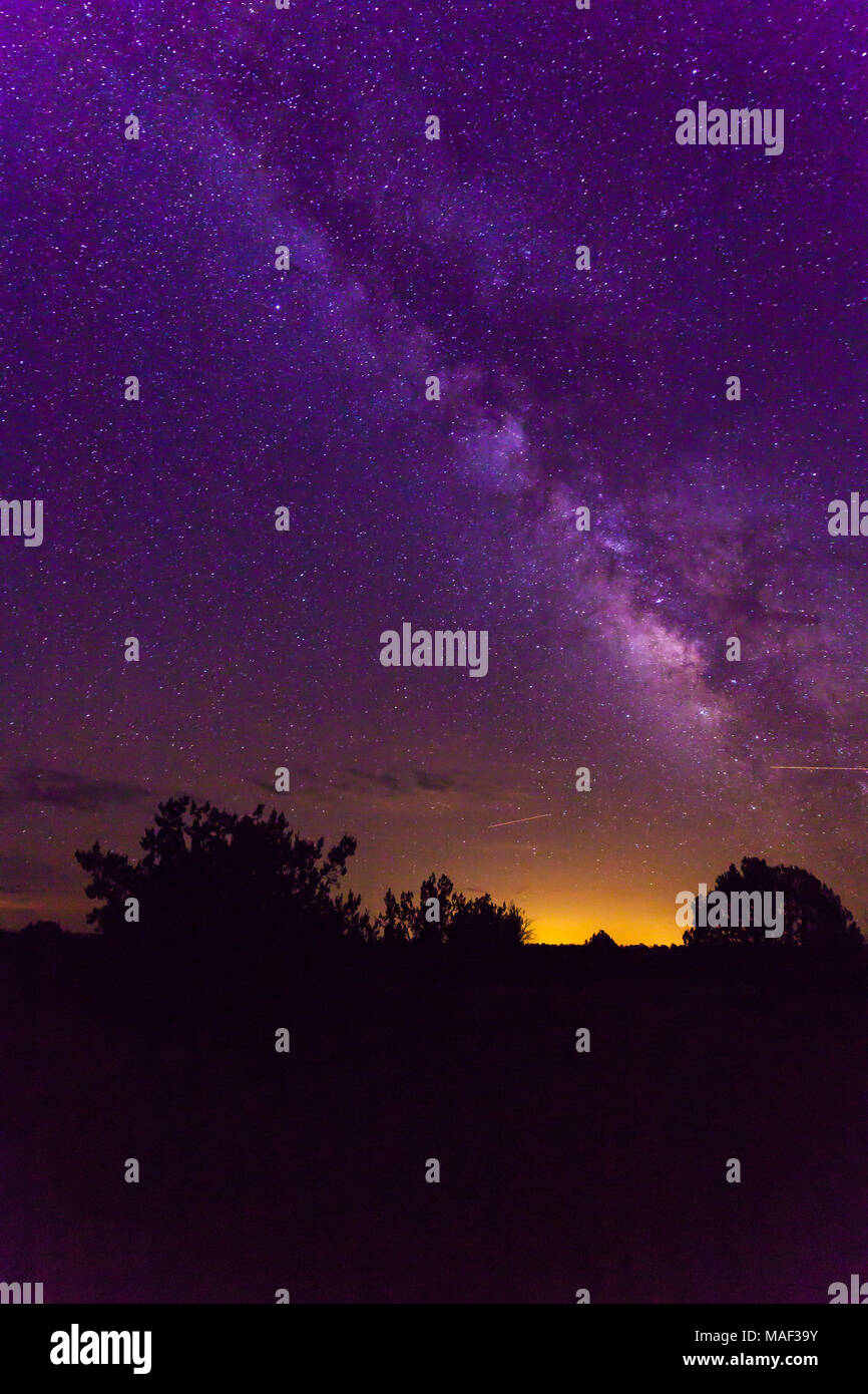 Milky Way and Stars in the Night Sky Stock Photo - Alamy