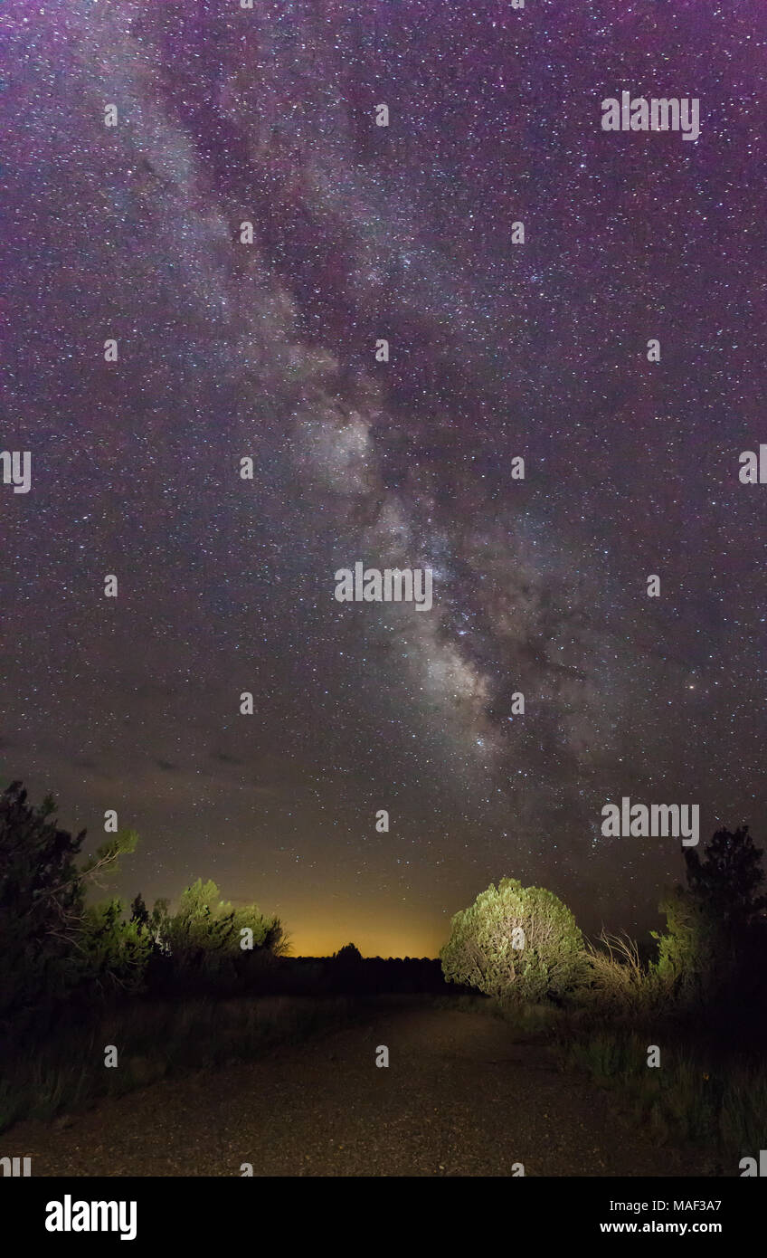 Milky Way and Stars in the Night Sky Stock Photo - Alamy