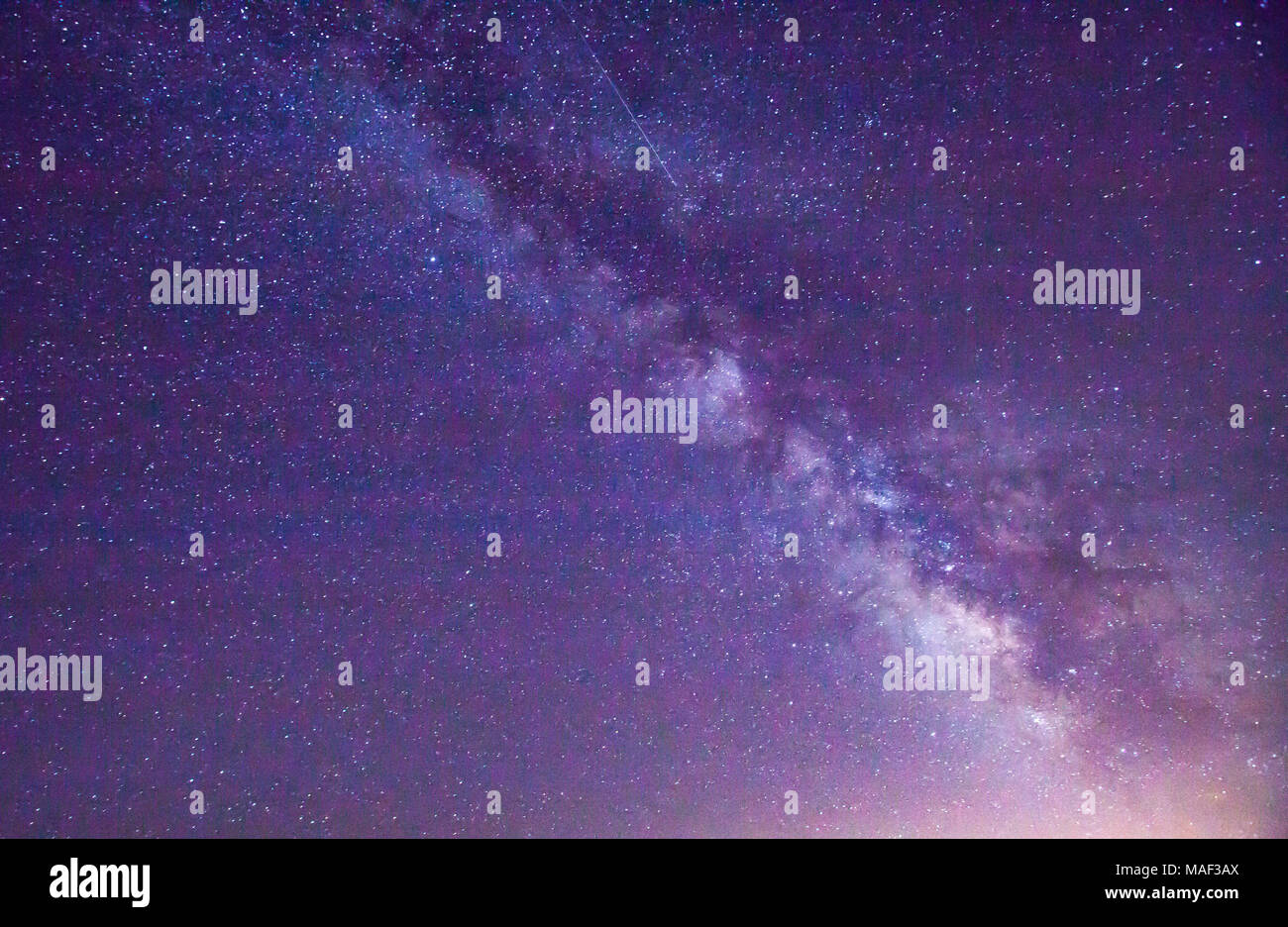 Milky Way and Stars in the Night Sky Stock Photo - Alamy