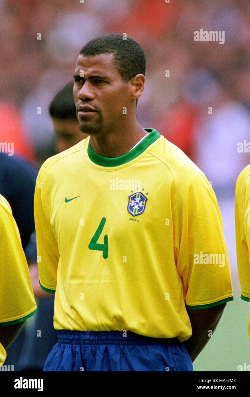 Wembley Stadium London, England 27.5.2000, football, international friendly, England vs Brasil 1:1 --- ALDAIR (BRA) Stock Photo