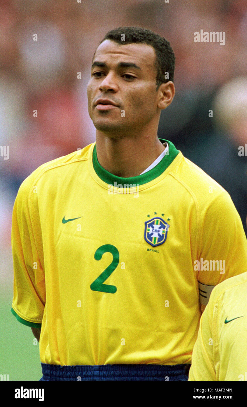 Wembley Stadium London, England 27.5.2000, football, international friendly, England vs Brasil 1:1 --- CAFU (BRA) Stock Photo