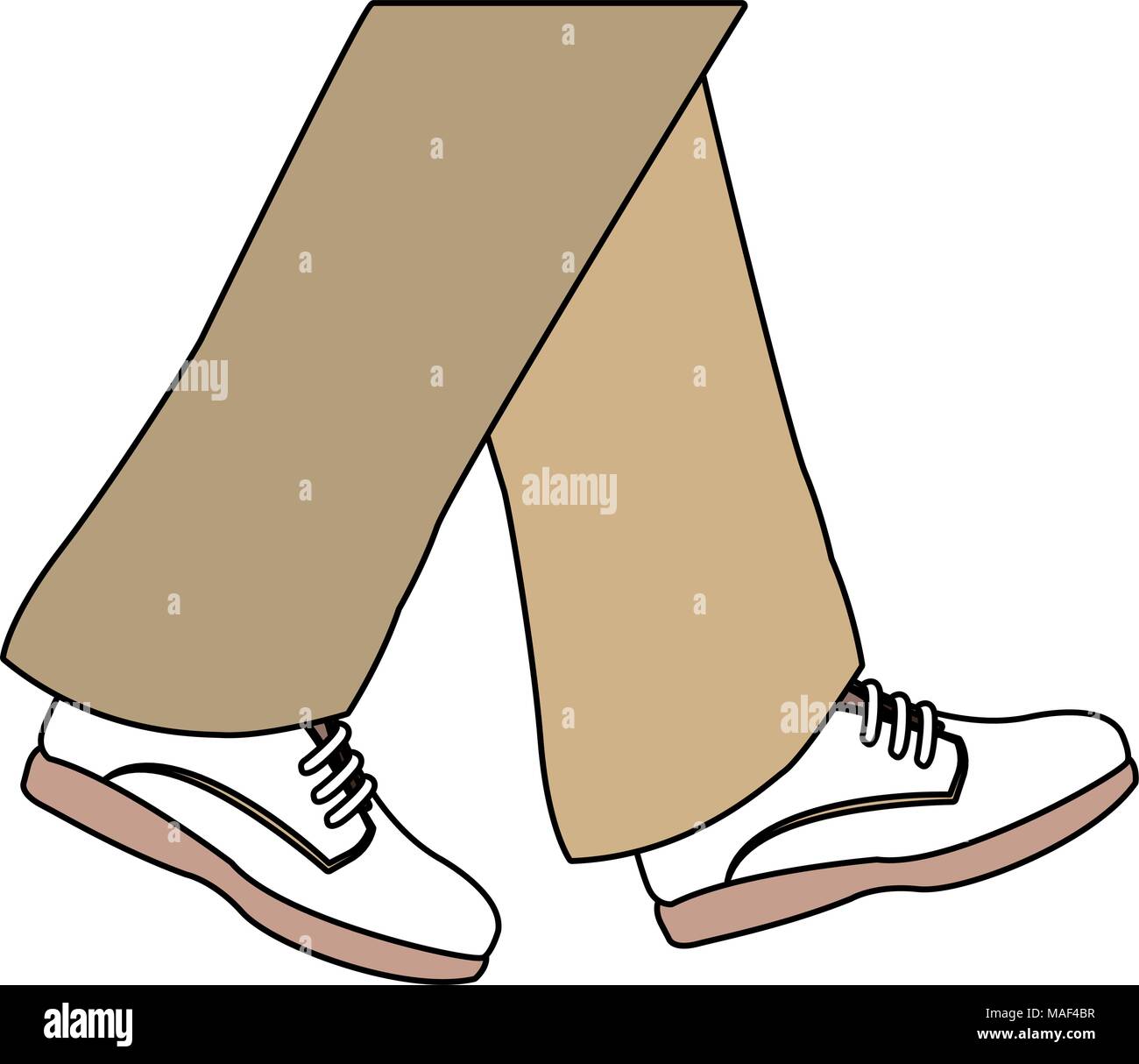 men legs walking Stock Vector Image & Art Alamy