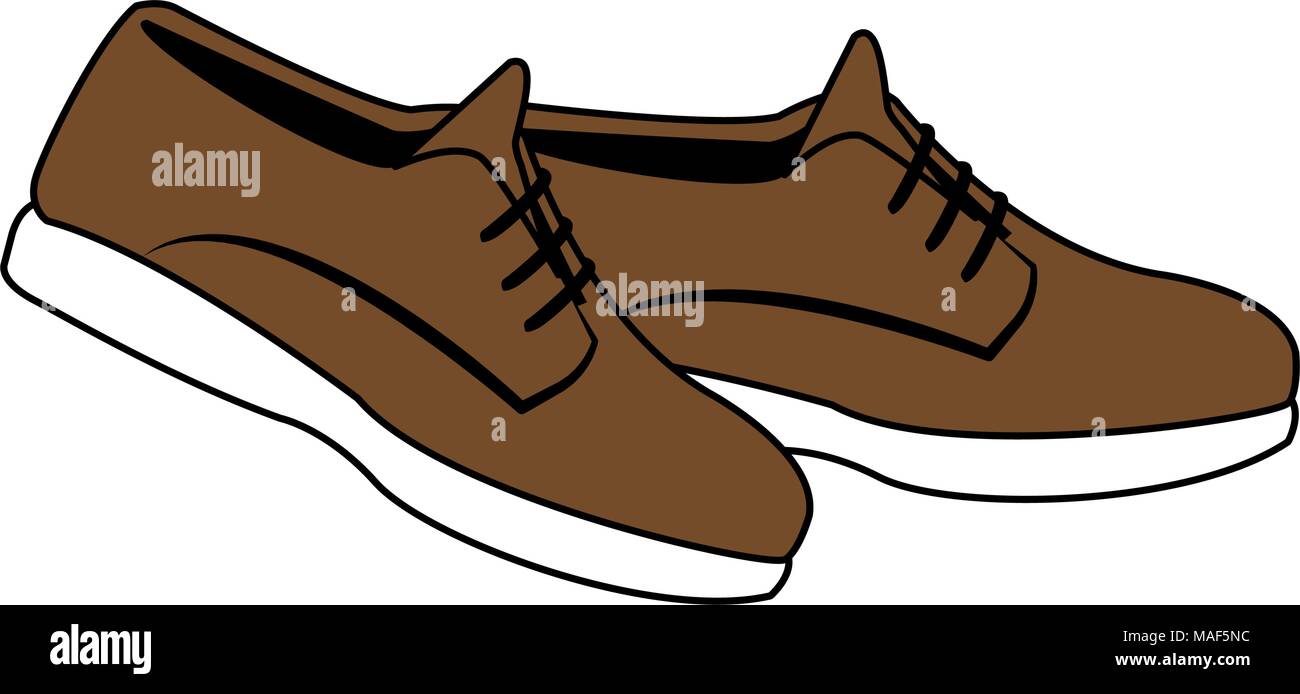 Leather shoes cartoon Stock Vector Image & Art Alamy