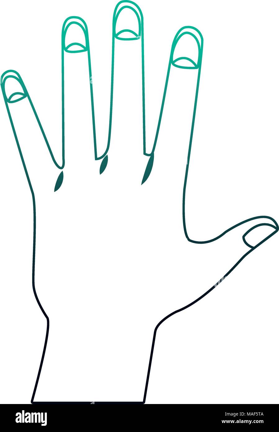 Human hand cartoon Stock Vector Image & Art Alamy