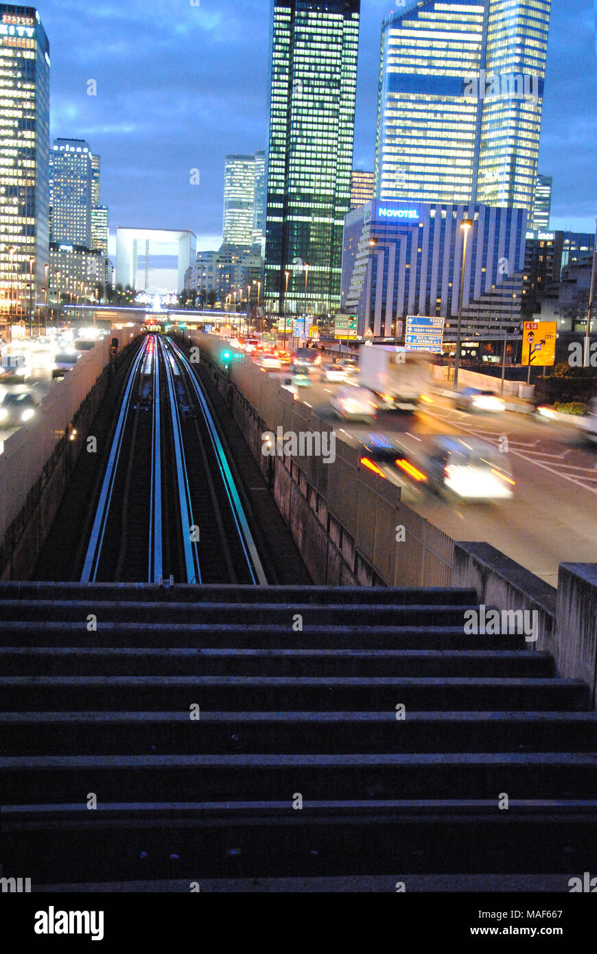 The area of Paris La defense Stock Photo Alamy