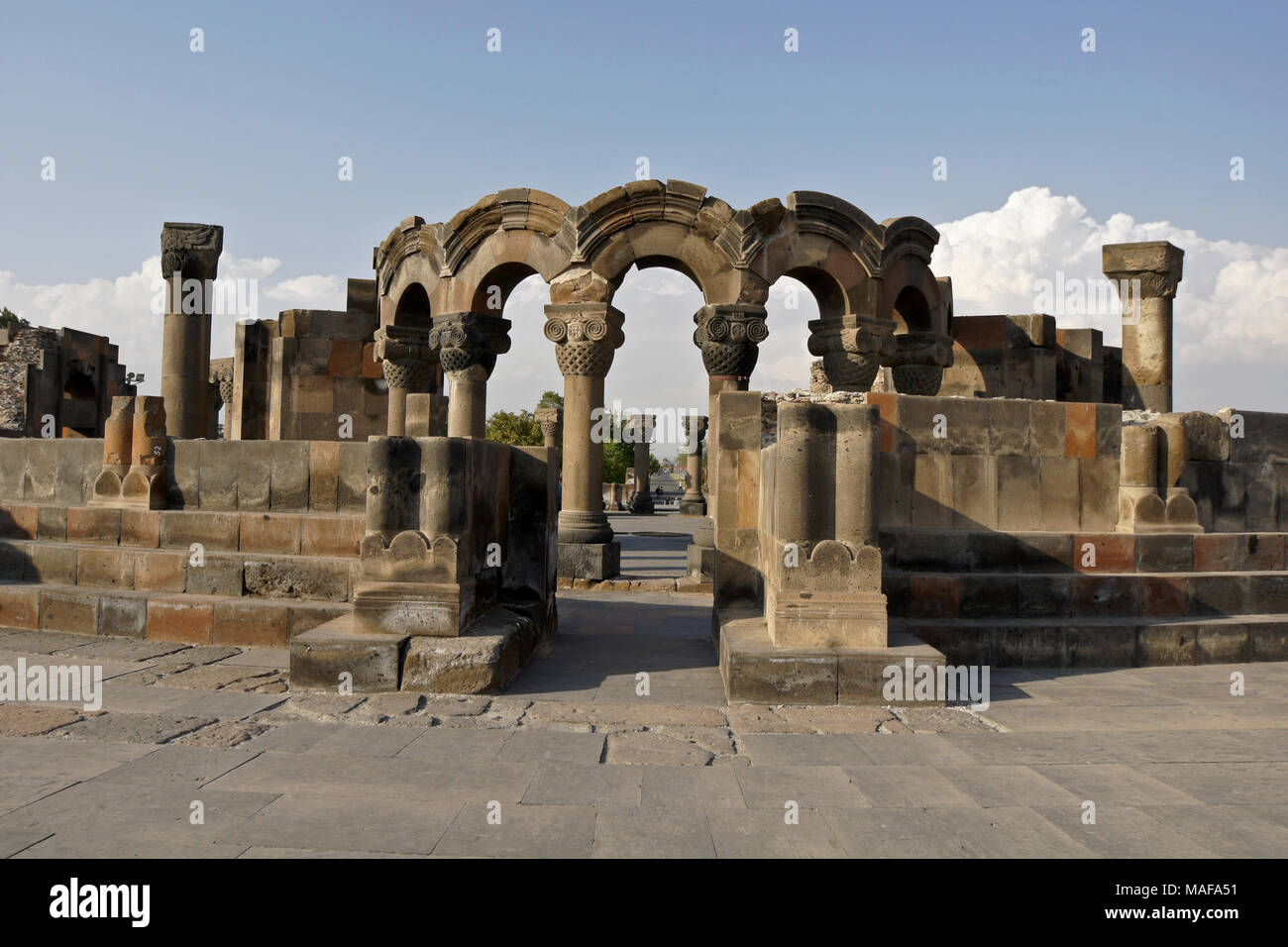 Ruins of the 7thcentury Zvartnots Cathedral (Church of Surp Grigor