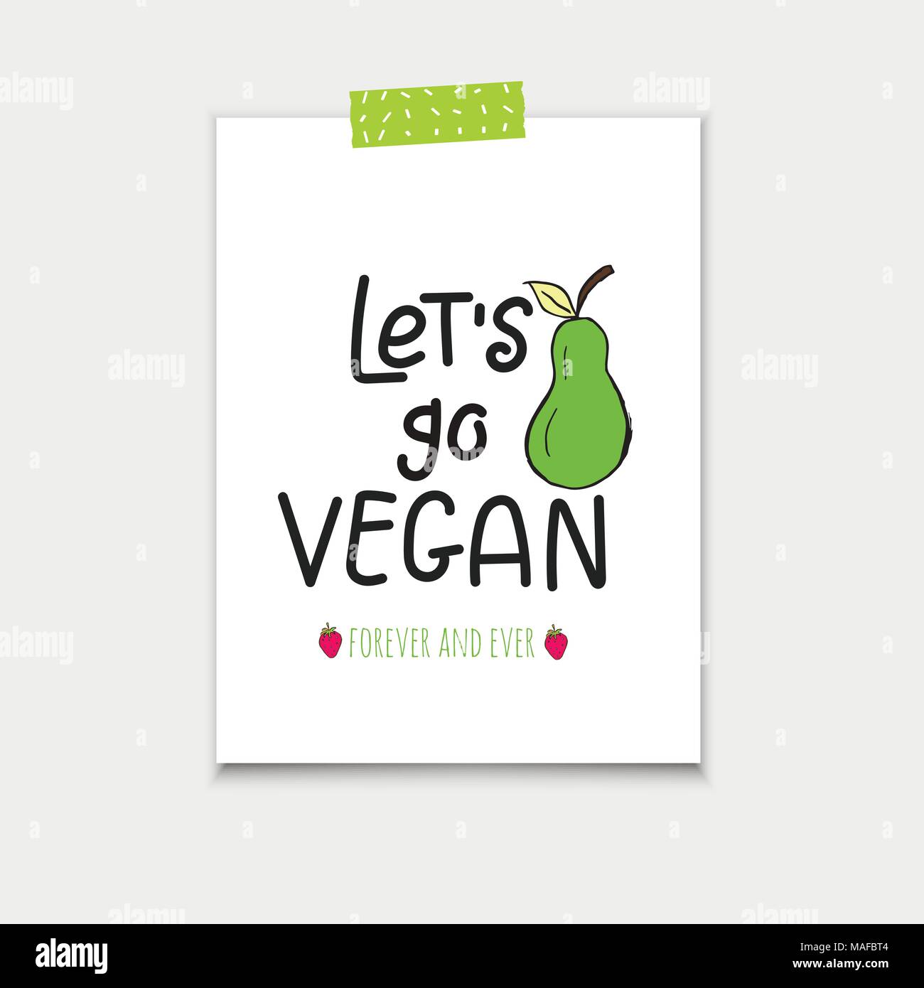 Vector poster, eco badge or tag, bio green logo. Vegan sign for cafe ...