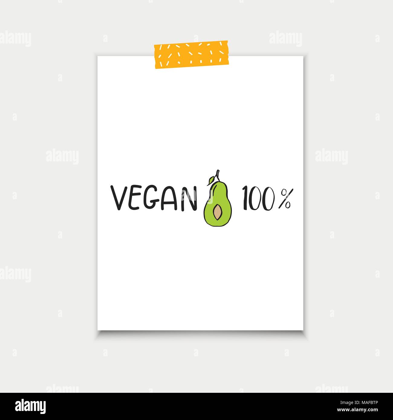 Vector poster, eco badge or tag, bio green logo. Vegan sign for cafe ...