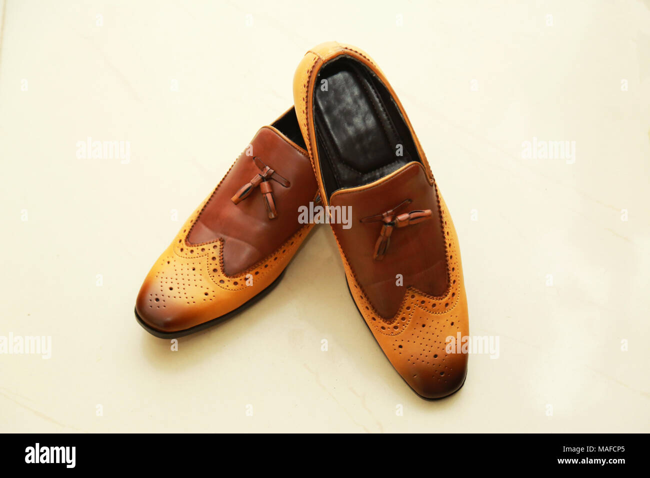 wedding shoes groom on white background Stock Photo Alamy