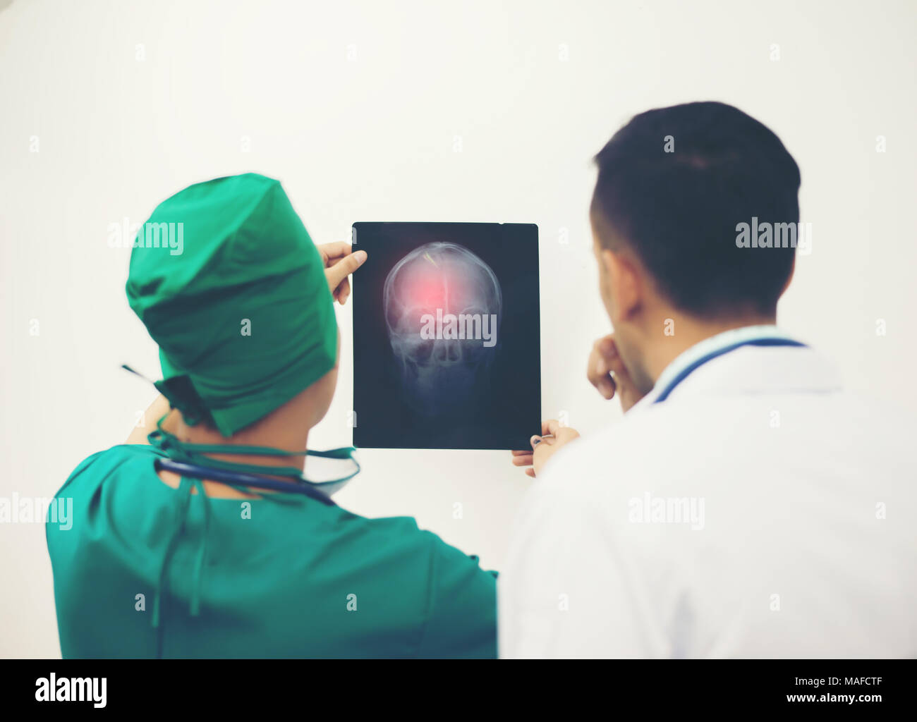 Doctor holding chest x-ray film of patient at hospital Stock Photo - Alamy