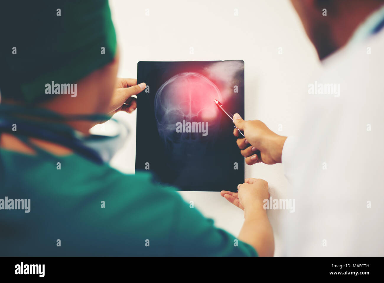 Doctor holding chest x-ray film of patient at hospital Stock Photo - Alamy