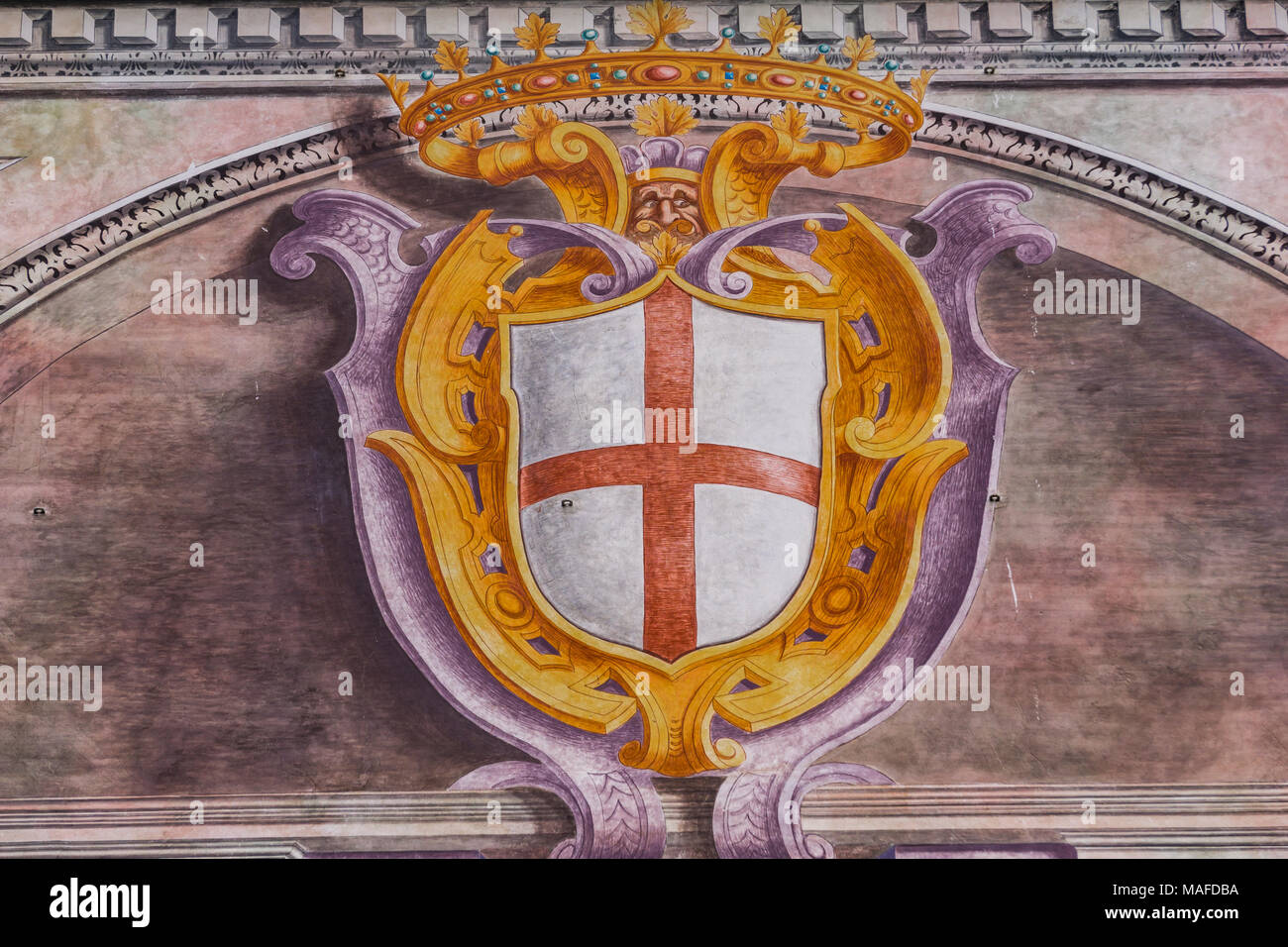Genoa coat of arms hi-res stock photography and images - Alamy