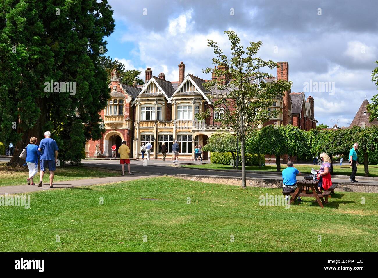 Bletchley Park Mansion And Lake Wartime Home Of The