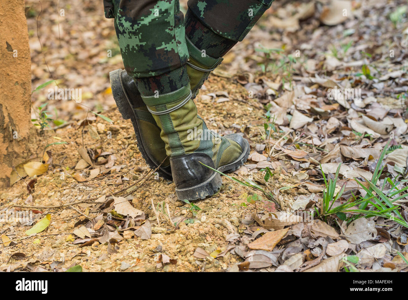 Army pants boots hires stock photography and images Alamy