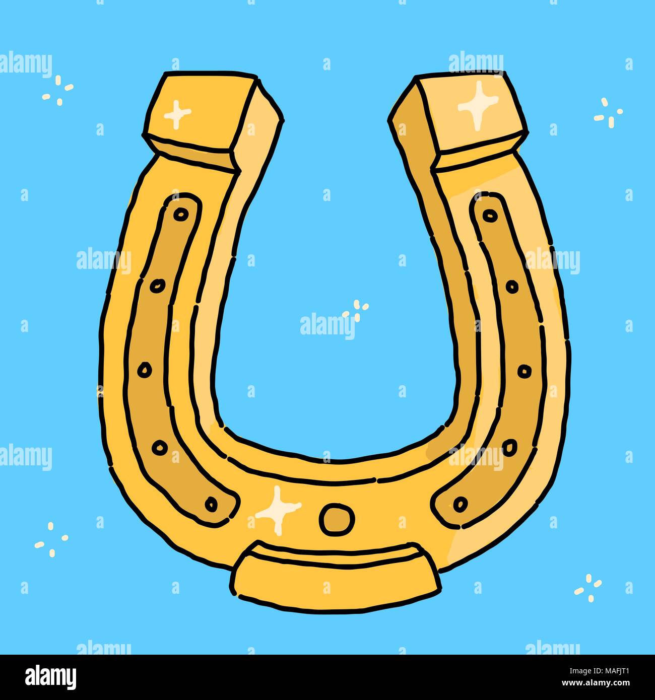 Symbol of the Golden Horseshoe Stock Vector Image & Art Alamy