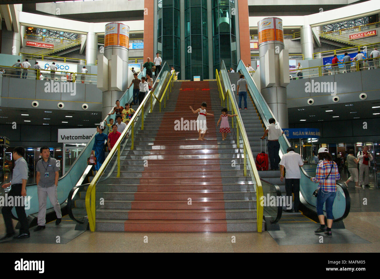 Noi Bai International Airport (IATA: HAN, ICAO: VVNB) in Hanoi, the capital of Vietnam. Hanoi, Vietnam, Asia. 3th May 2013 Stock Photo