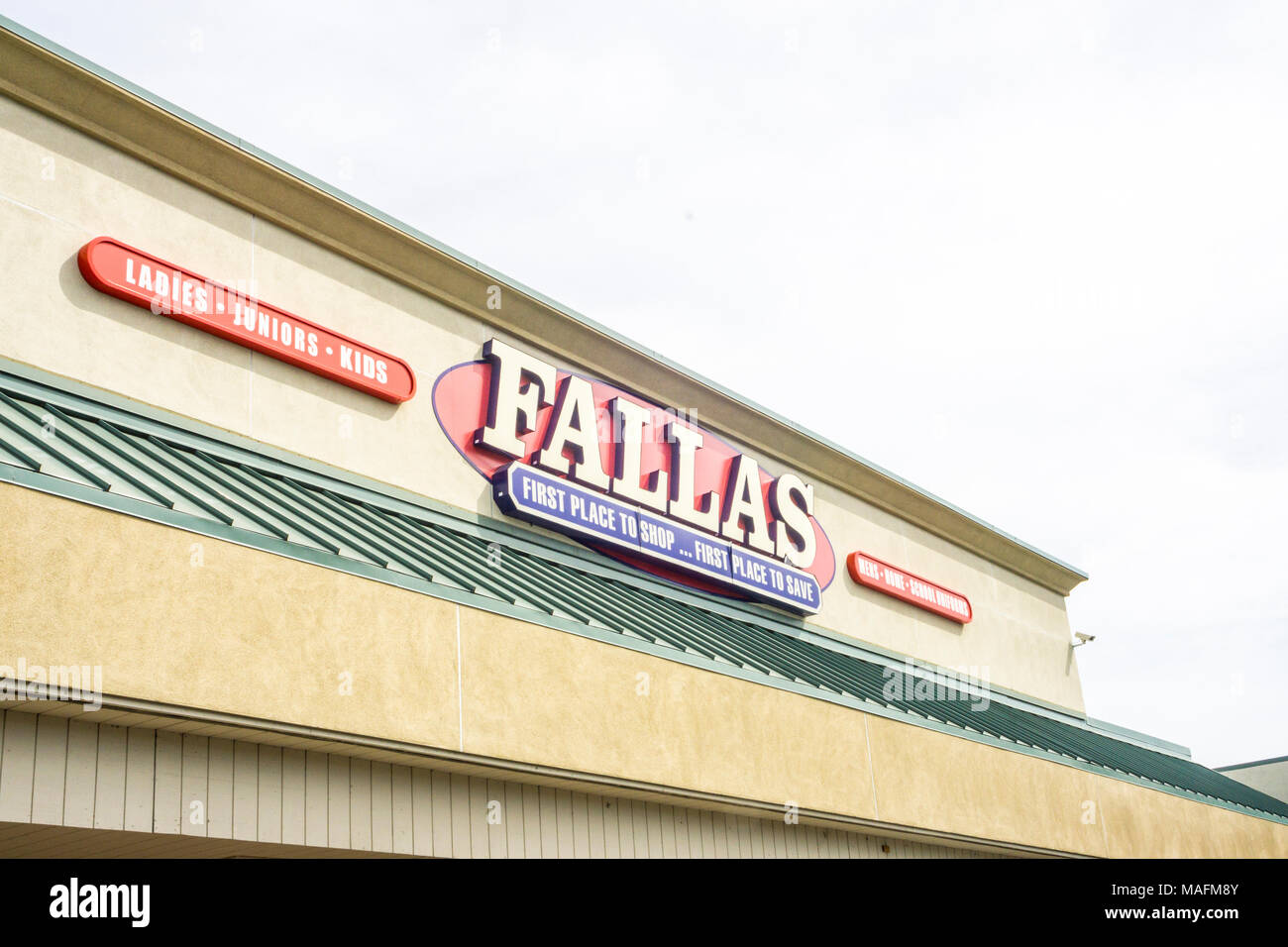 A Fallas discount merchandise store in Modesto California Stanislaus