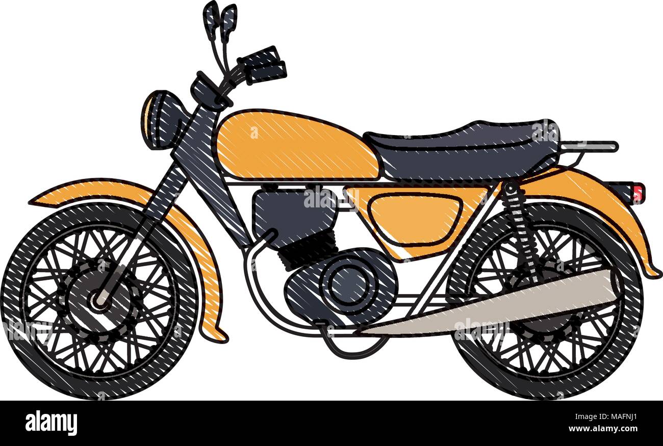 retro motorcycle classic icon Stock Vector Image & Art - Alamy