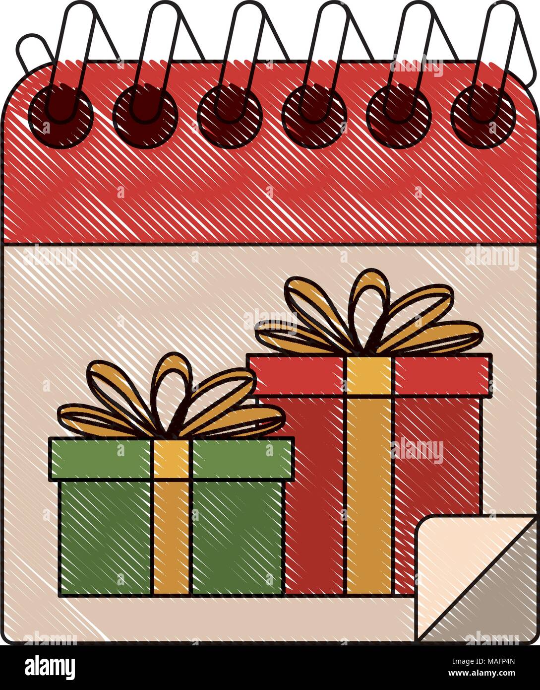 christmas calendar with gifts Stock Vector Image Art Alamy christmas calendar with gifts Stock Vector Image Art Alamy