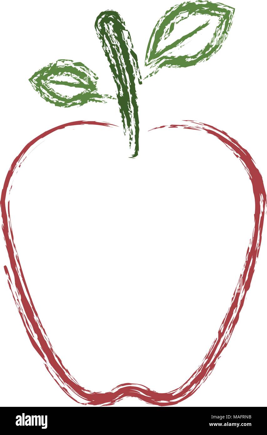 apple fresh fruit icon Stock Vector Image & Art - Alamy