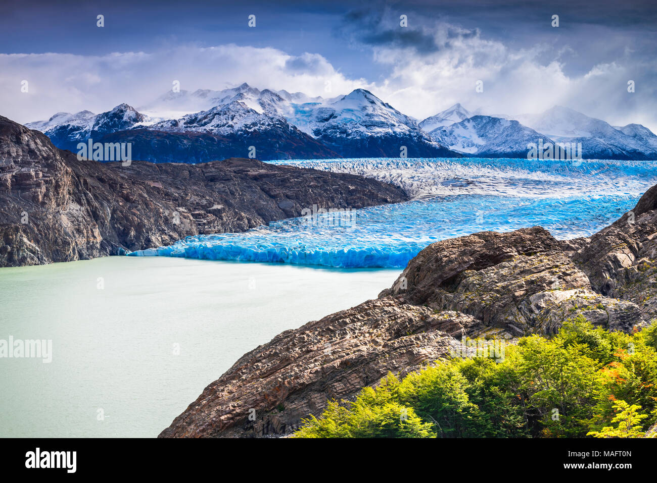 Patagonia, Chile Grey Glacier in Southern Patagonian Ice Field, Torres del Paine in South