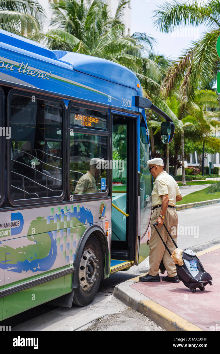 Miami Beach Florida,Miami Dade Metrobus,South Beach Local,public