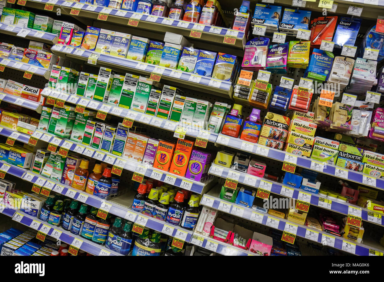 Miami Beach Florida Walgreens drug store pharmacy retail product