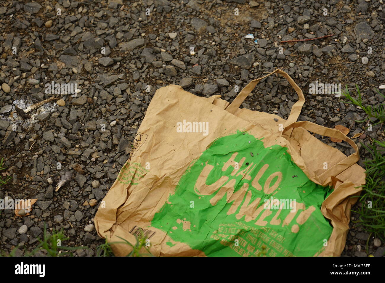 Paper bag waste hotsell