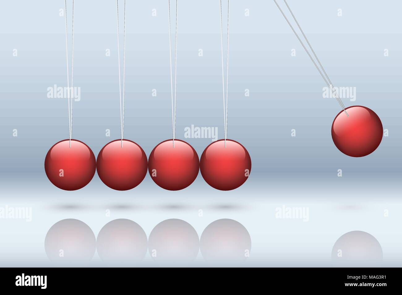 newton cradle vector Stock Vector Image & Art - Alamy