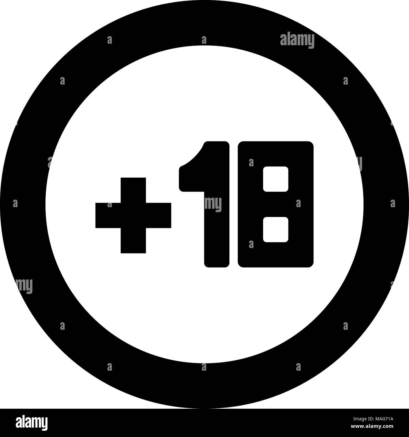 Plus 1 Stock Vector Images - Alamy