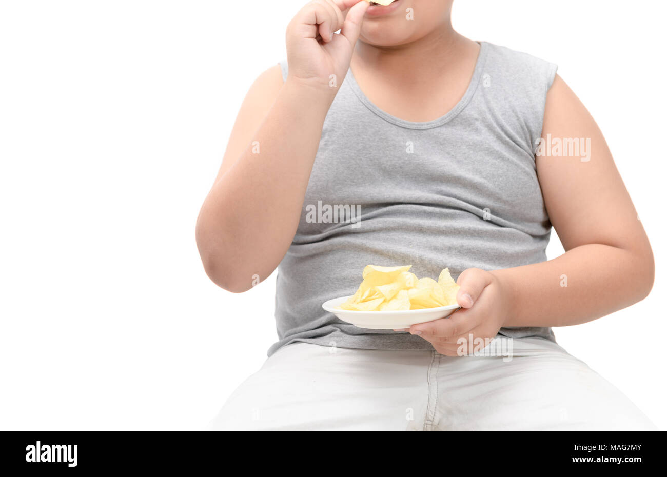 Couch Potato Woman Fat Stock Photos Couch Potato Woman Fat Stock