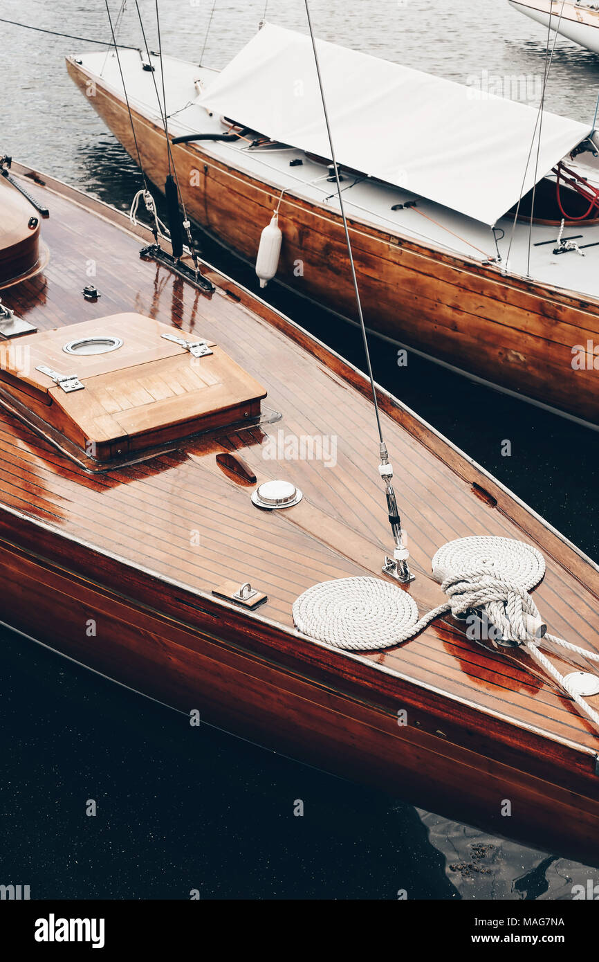 Beautiful Classic Wooden Boat At The Sea Port Stock Photo Alamy Beautiful Classic Wooden Boat At The Sea Port Stock Photo Alamy