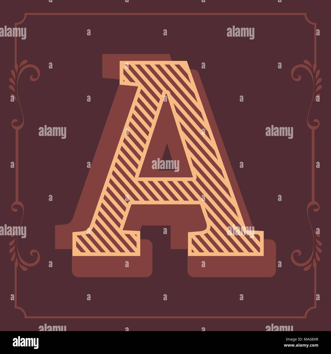 single alphabet letters designs