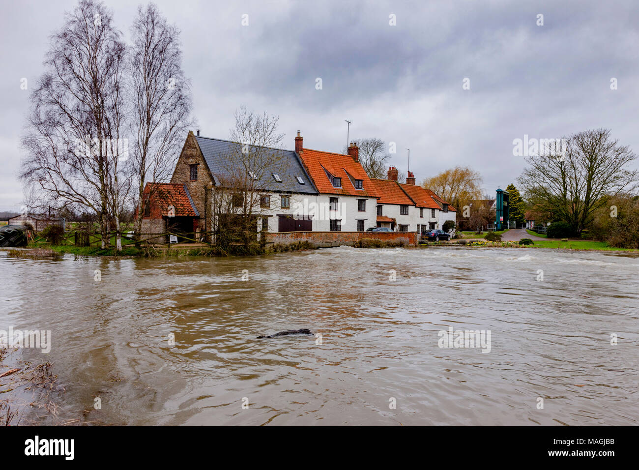 Uk Weather Flooding Along The Nene Valley After Uk Weather Flooding Along The Nene Valley After