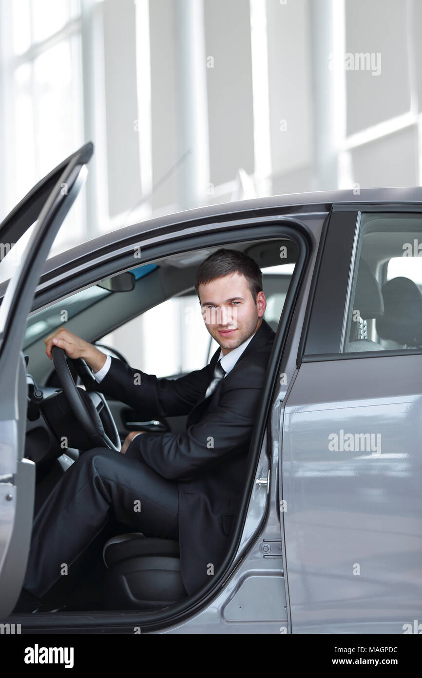 Successful businessman sitting wheel hi-res stock photography and ...