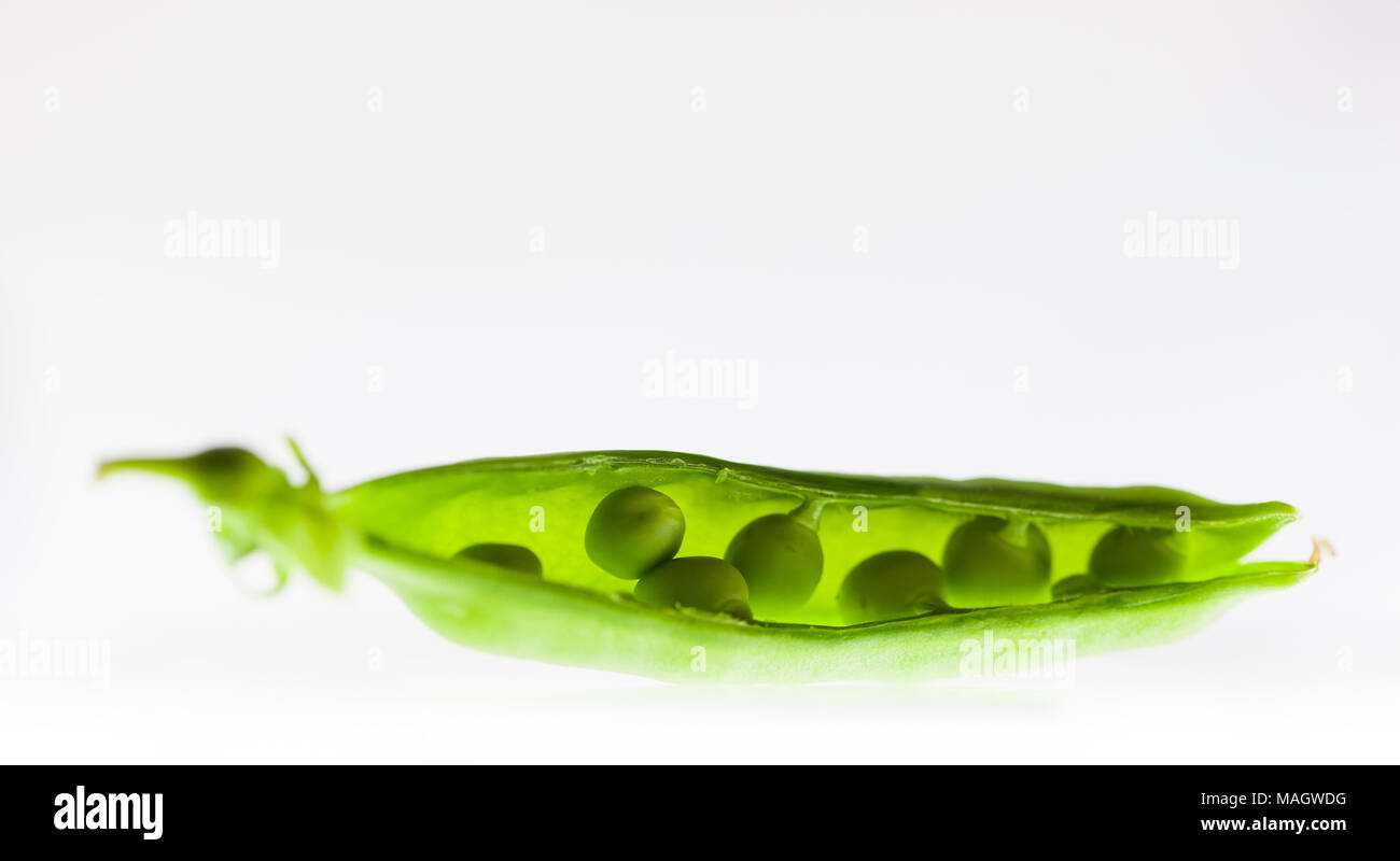 Peas in a Pod Stock Photo