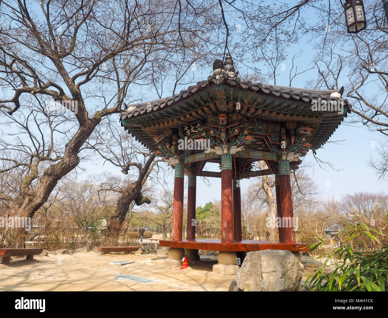 Namwon, South Korea - March 25, 2018 : Scenery of Gwanghalluwon Garden ...