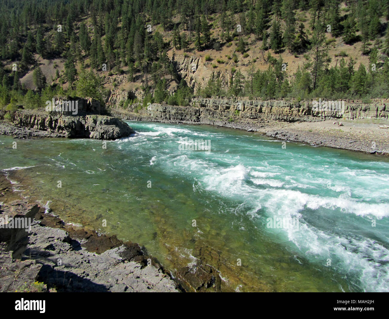 Kootenai falls in montana hi-res stock photography and images - Alamy