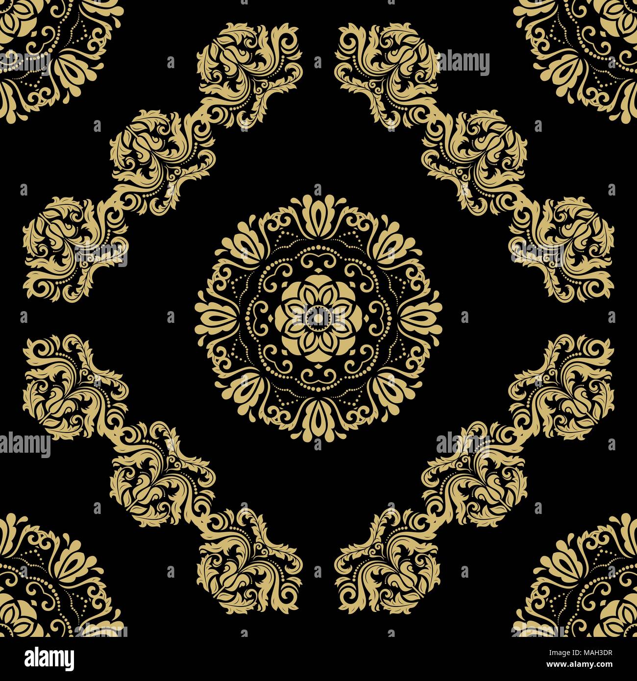 Orient Seamless Vector Background Stock Vector Image & Art - Alamy