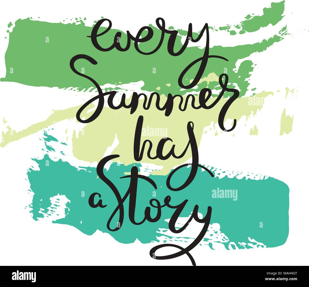 Hand drawn motivation quote. Creative vector typography concept for