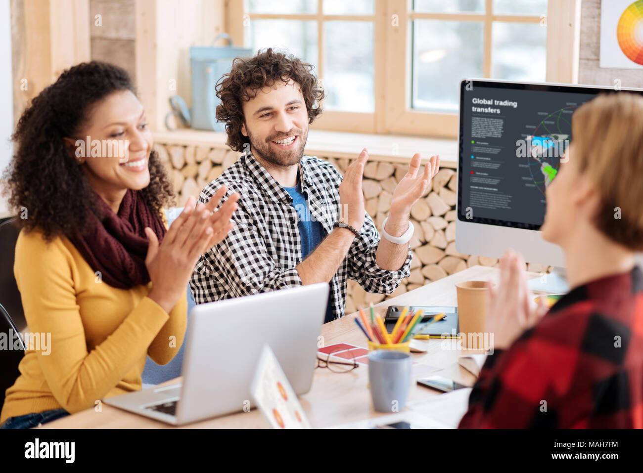 Goal co workers hi-res stock photography and images - Alamy