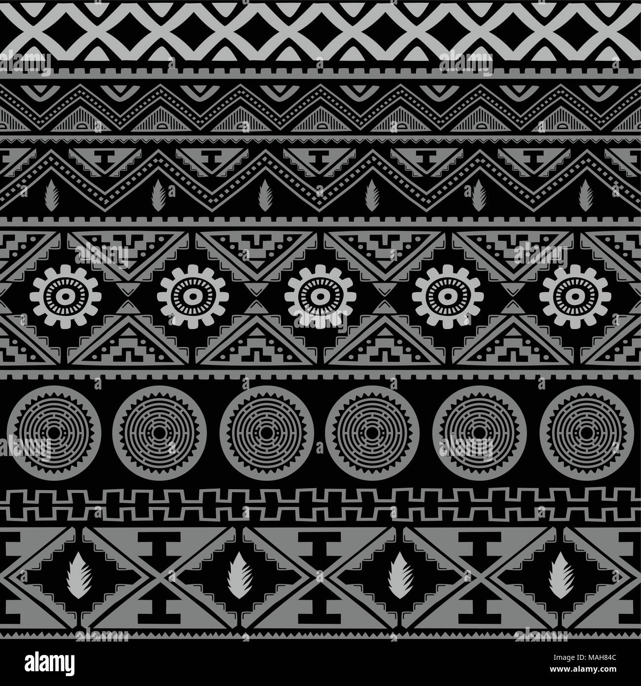 seamless native pattern background vector art illustration Stock Vector ...