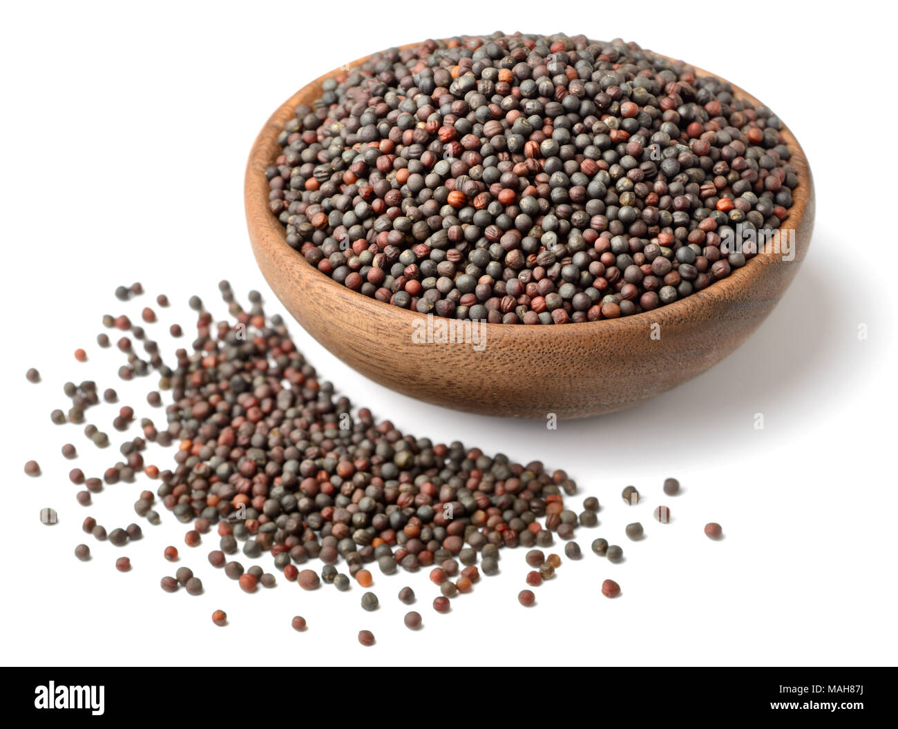 dried canola seeds isolated on white background Stock Photo Alamy