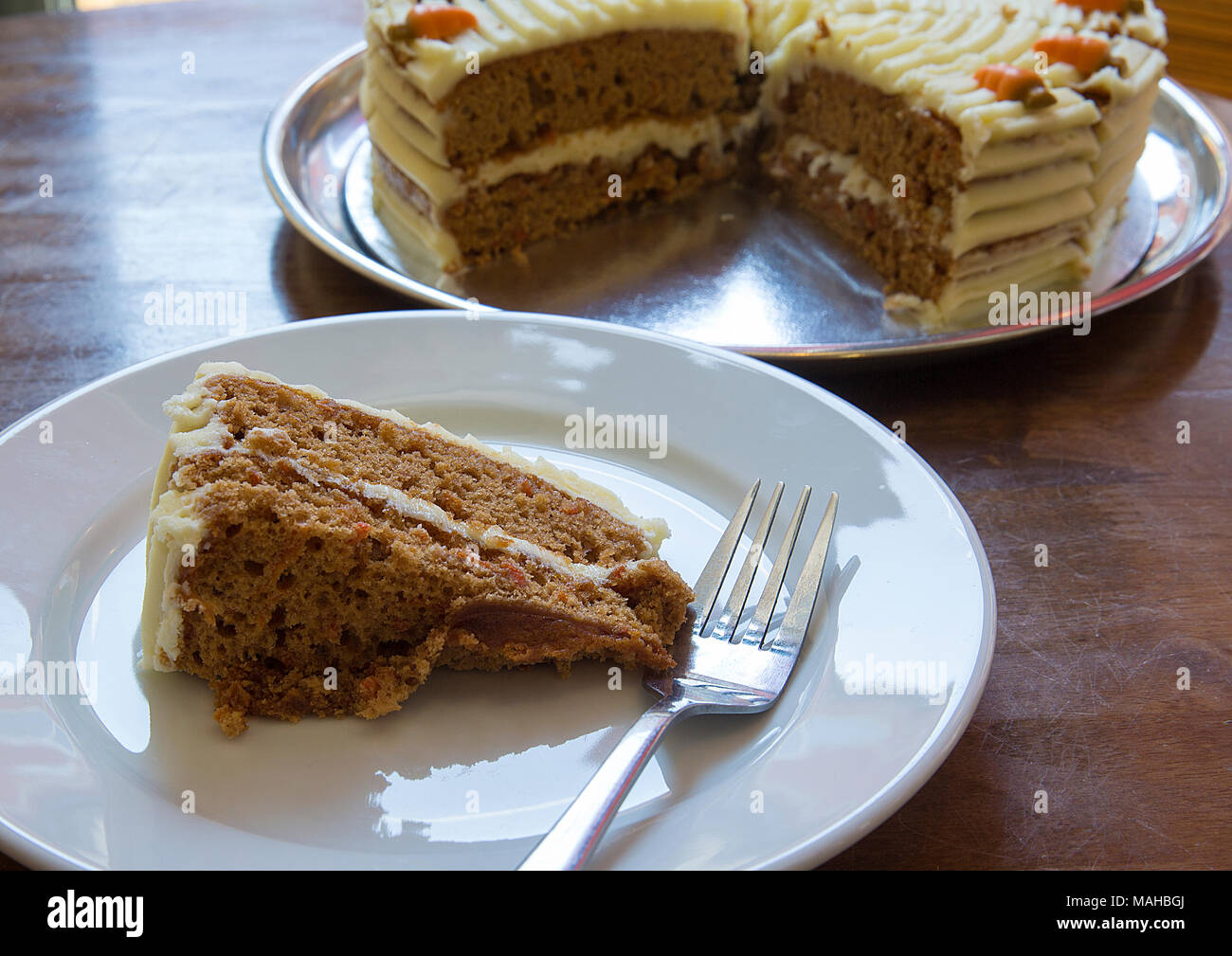 Carrot cake Stock Photo