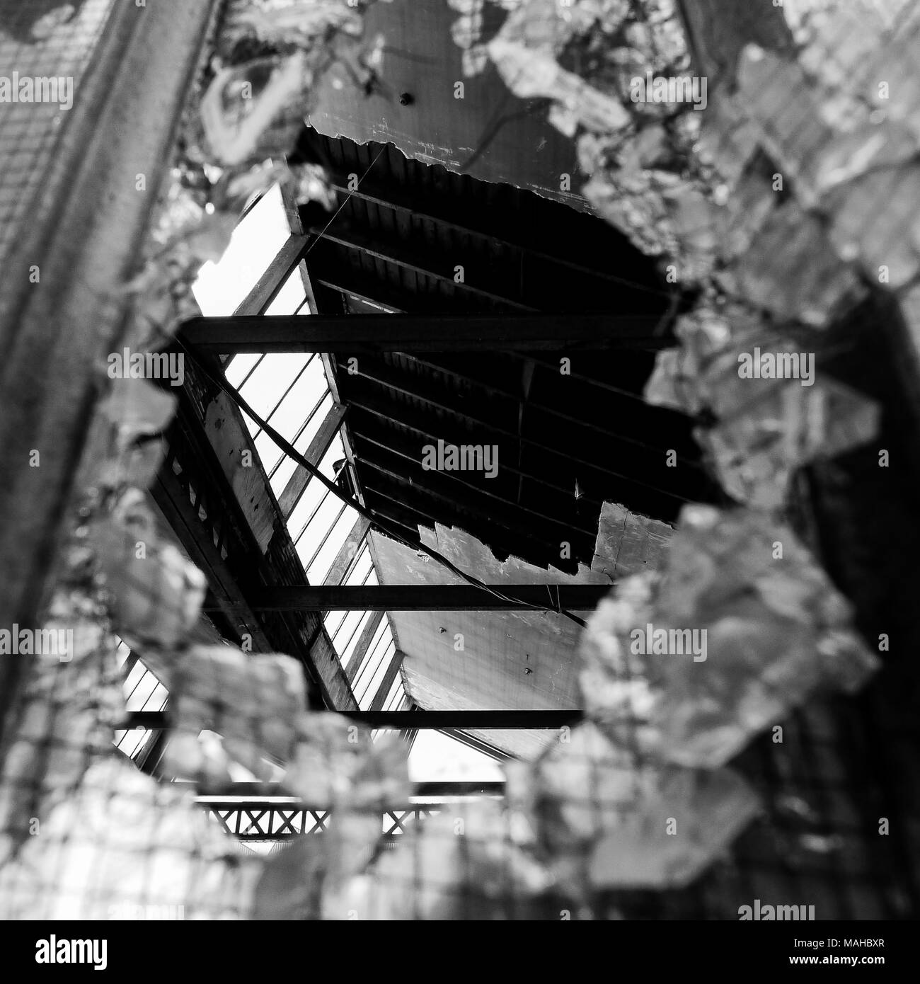 Industrial wasteland, Lyon, france Stock Photo Alamy