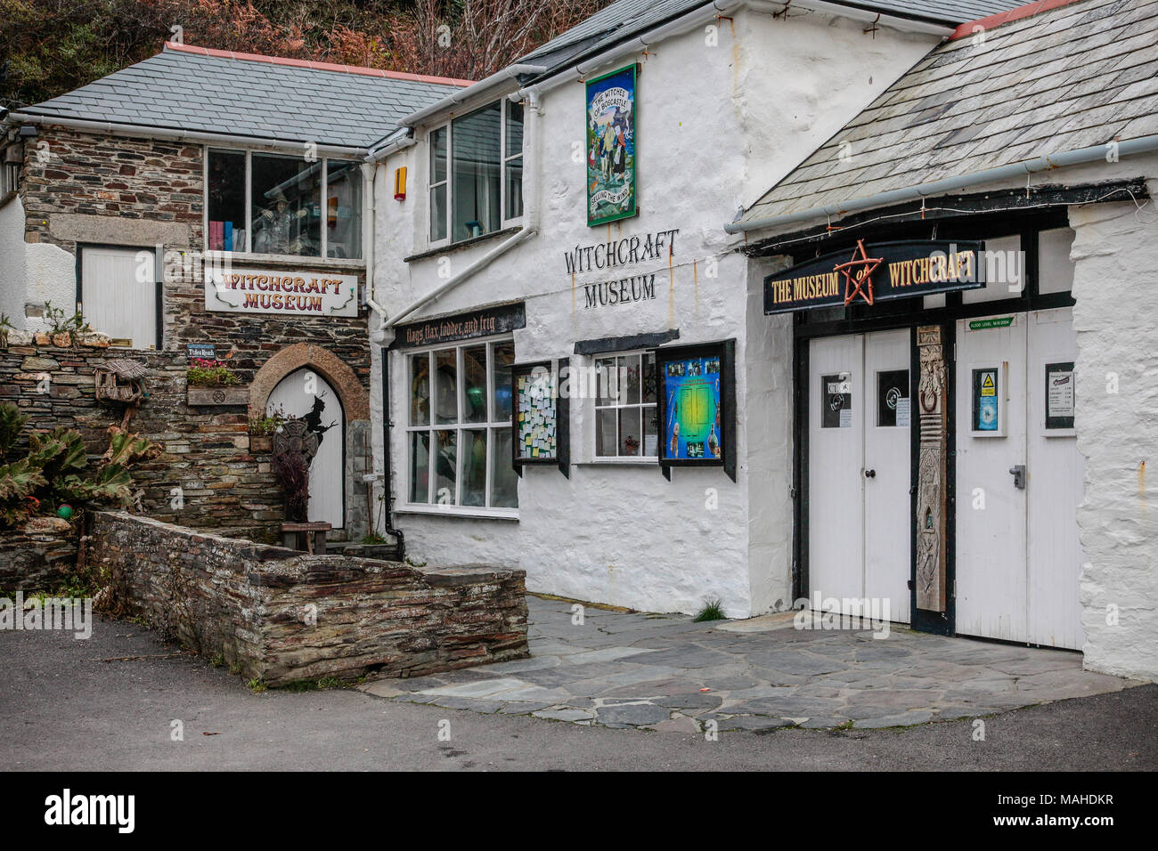 The Witchcraft Museum in Boscastle, Cornwall Stock Photo